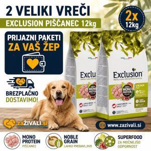 Exclusion monoprotein piščanec PAKET