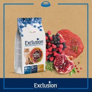 Exclusion hrana za mačke